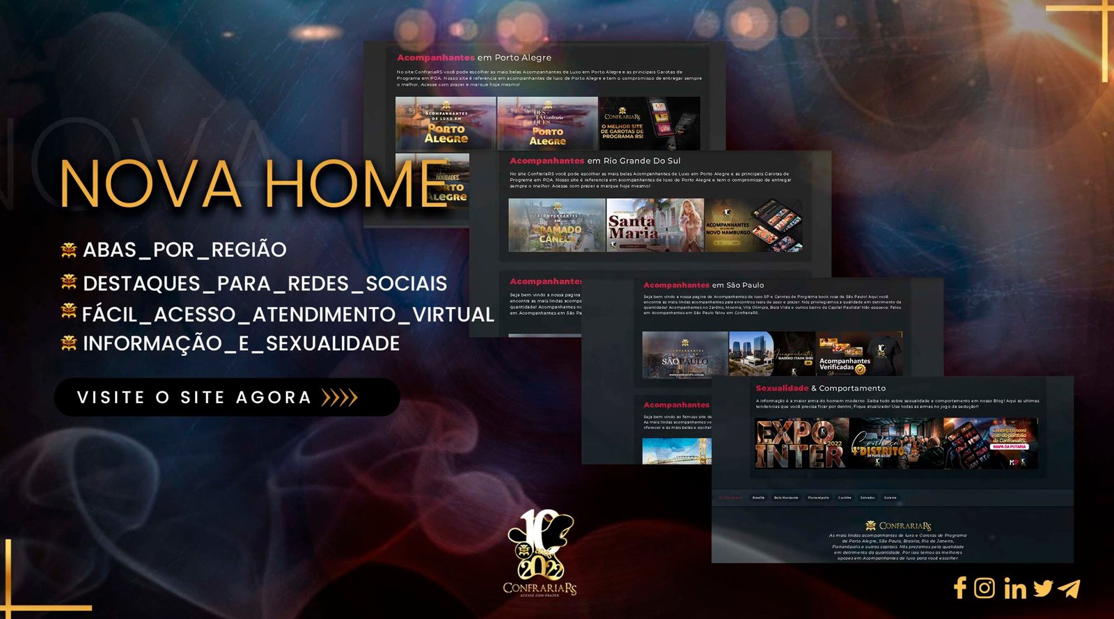 nova homepage confrariars