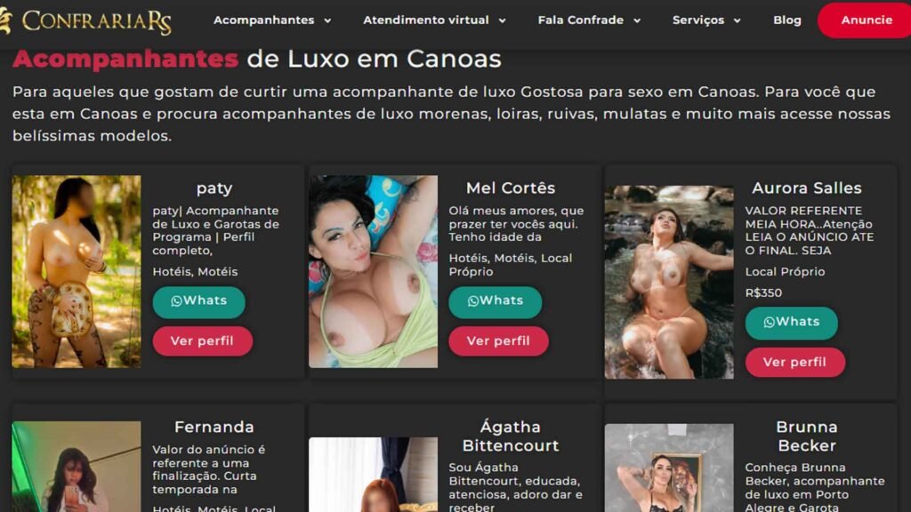 anuncie em canoas acompanhantes de luxo